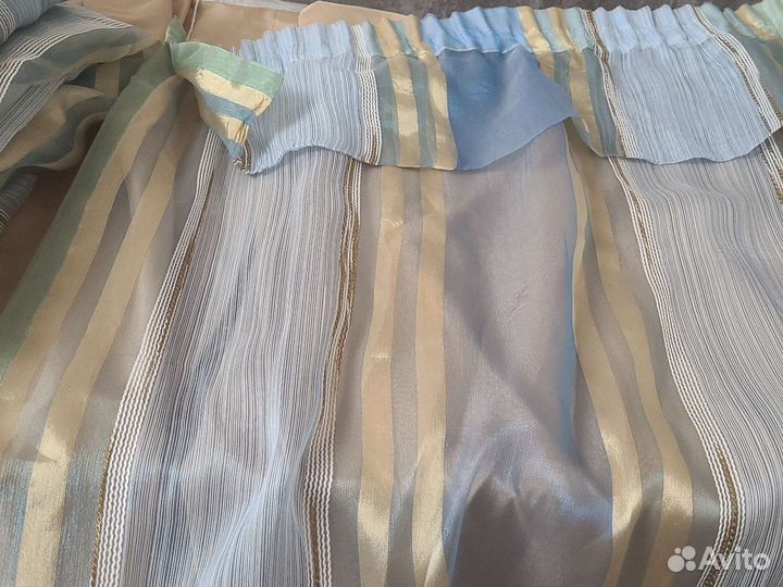 Комплект шторы и тюль бу