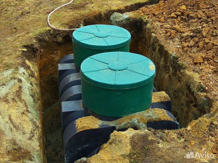 Септик био Кристалл Даолос 3 с переливом