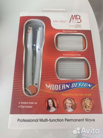 Щипцы гофре для волос с насадками