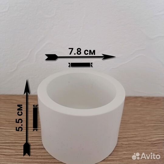 Кашпо из гипса