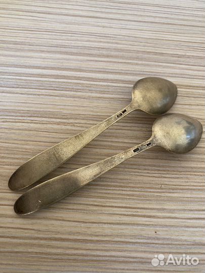 Серебряные ложки с эмалью