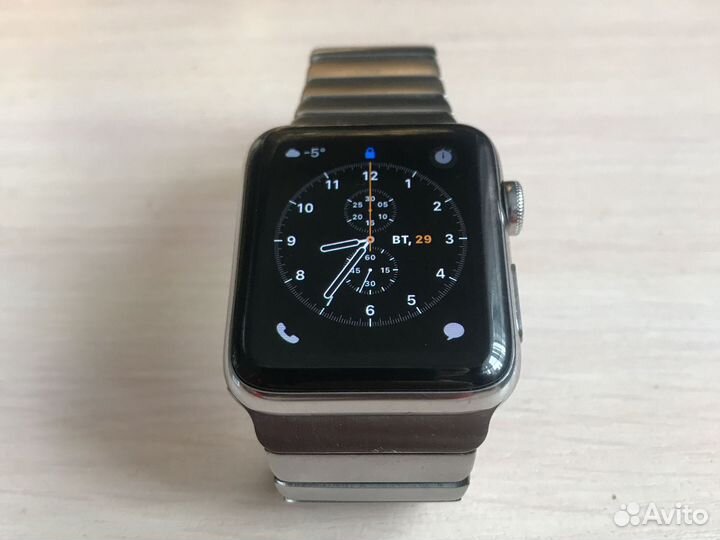 Часы apple watch 3 42mm нержавеющей стали