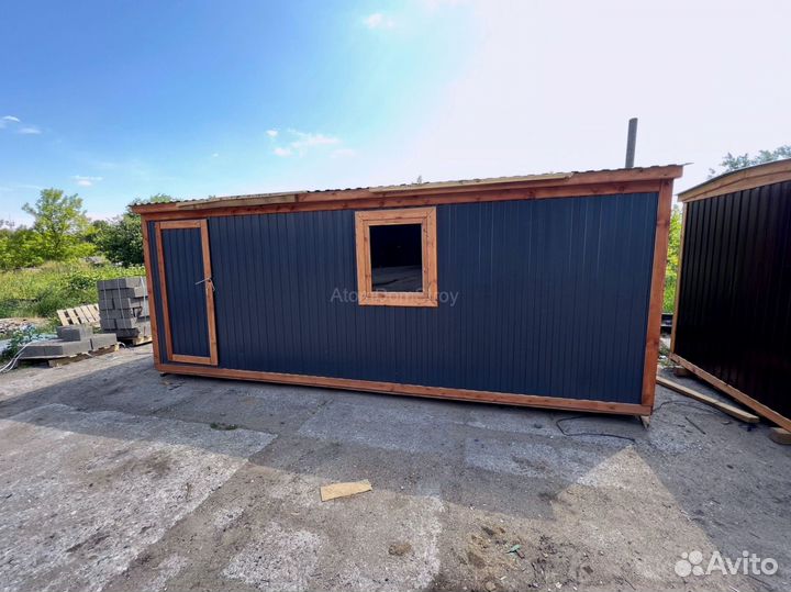 Новые деревянные бытовки