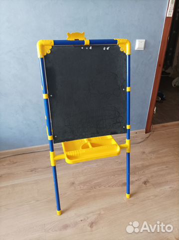 Доска, мольберт для школьника магнитная и для мела