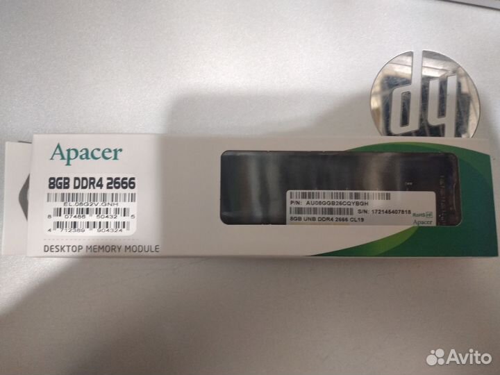 New ddr4 8gb apacer