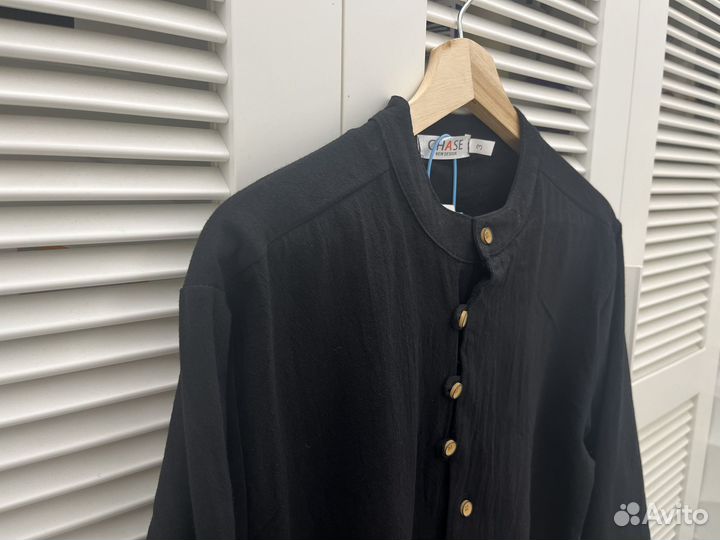 Рубашка мужская льняная