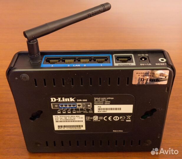 Маршрутизатор D-Link DIR-300NRU