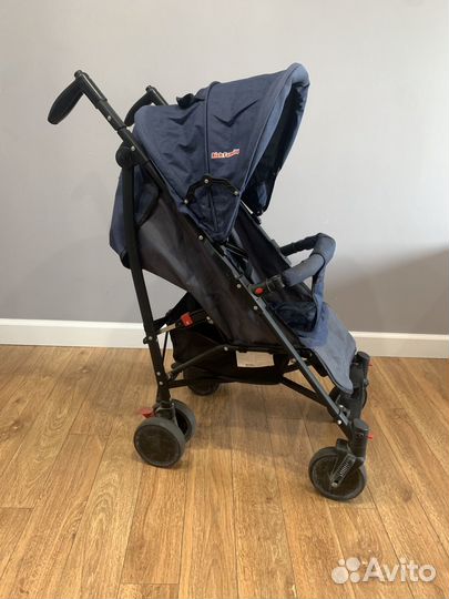 Коляска трость Rich Family синяя