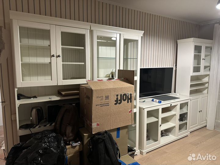 Стенка белая IKEA / шкаф, буфет, тумба