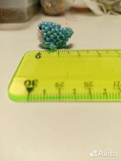 Мини-амигуруми из бисера. кит