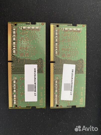 Оперативная память ddr4 4gb samsung 3200, 8gb