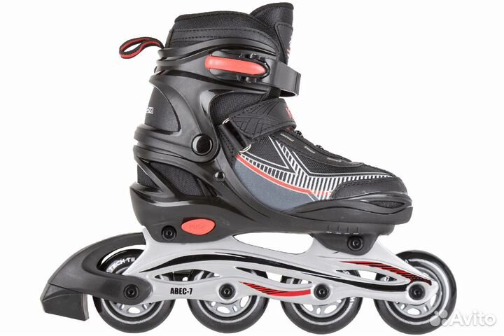 Роликовые коньки Kolt красный р.34-37 M