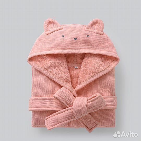 Халат детский банный вафельный