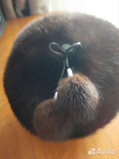 Шапка норковая женская бу