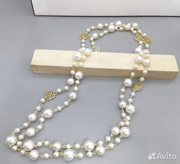 Колье ожерелье chanel Камелия