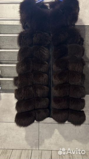 Жилетка меховая женская 44 46