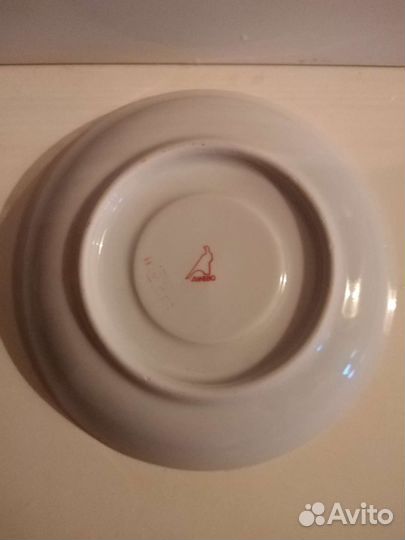 Чашка с блюдцем фарфор Дулево