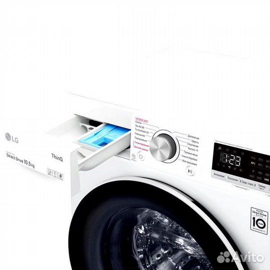 Стиральная машина LG AI DD TW4V5RS0W 10.5 кг белый