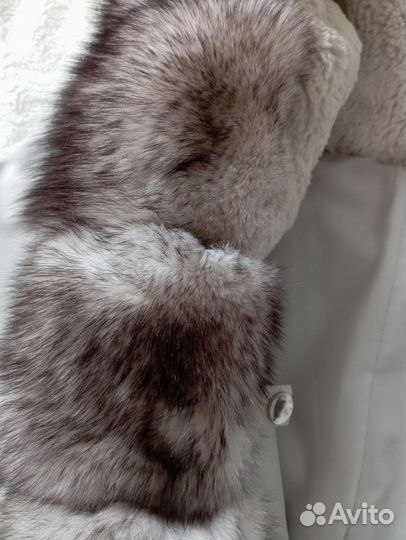 Парка женская зимняя с натуральным мехом куртка