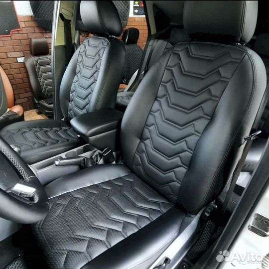 Чехлы на сиденья Хендай Солярис 2011г