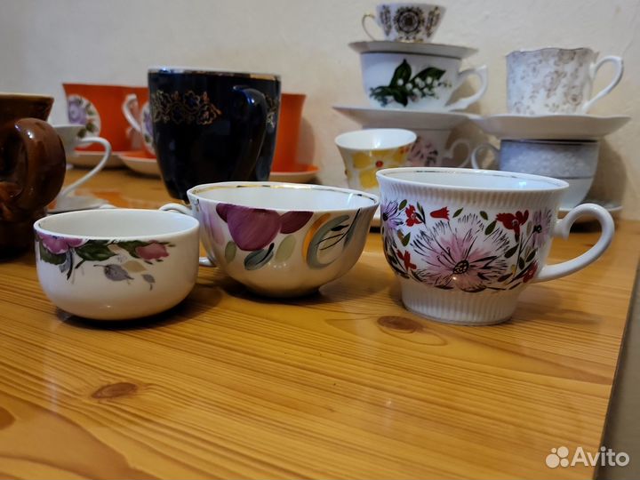 Чайные пары, кружки. Раритет, СССР