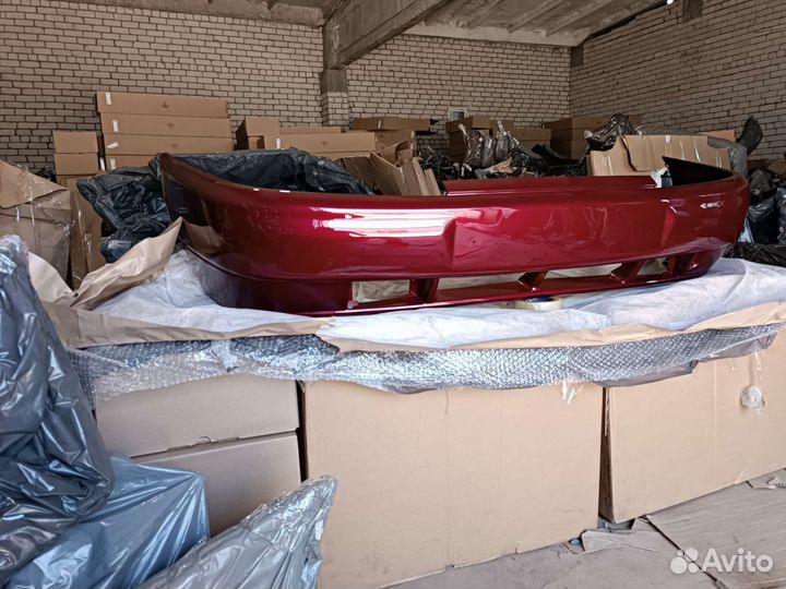 Бампер передний ваз 2110 2112 цвет темно малиновый