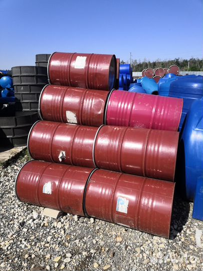 Бочка металлическая 200 литров (пищевая)