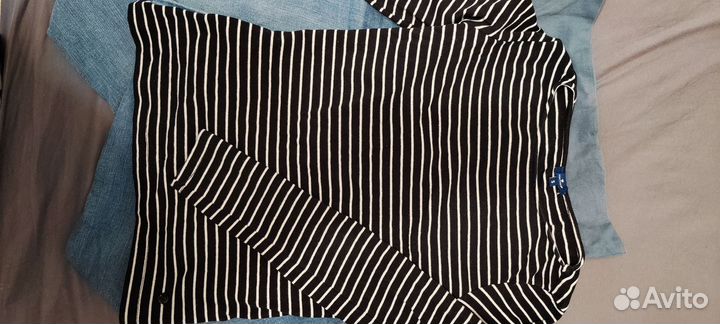 Джинсы hm и лонгслив tom tailor 44-46