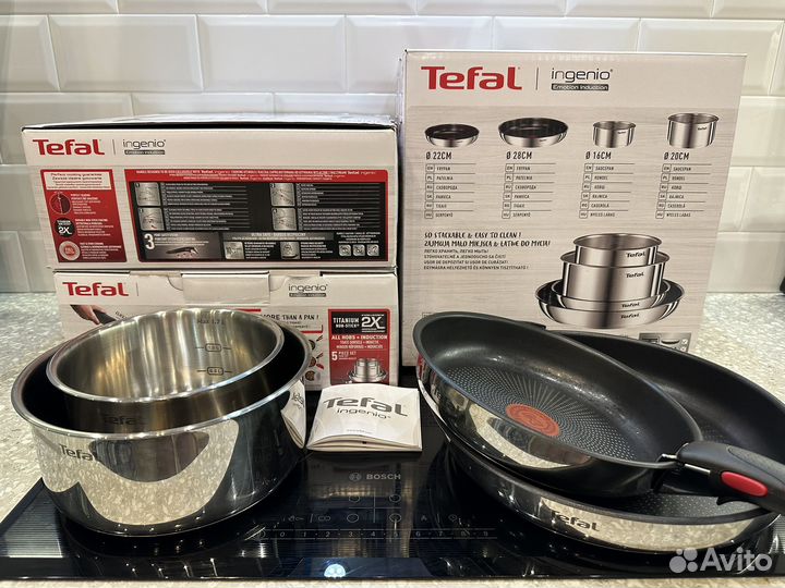 Набор посуды Tefal ingenio Emotion L897S574