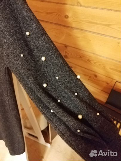 Платье теплое прямое 42 44