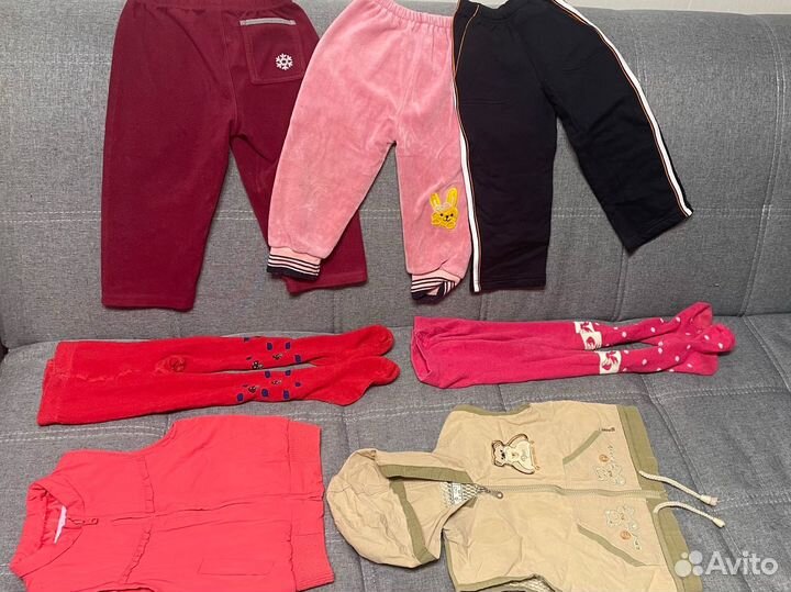 Детские вещи пакетом на девочку 2-3 года