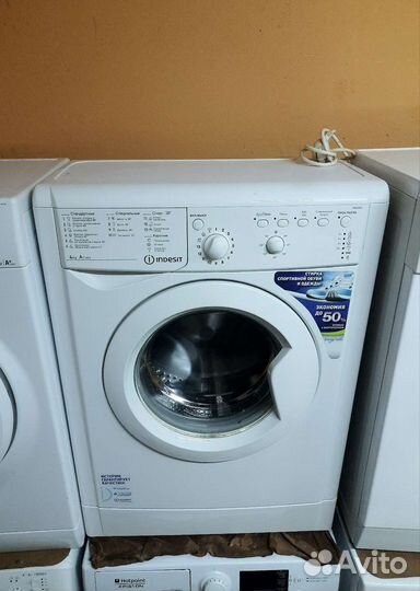 Узкая стиральная машина Индезит 4кг 33см
