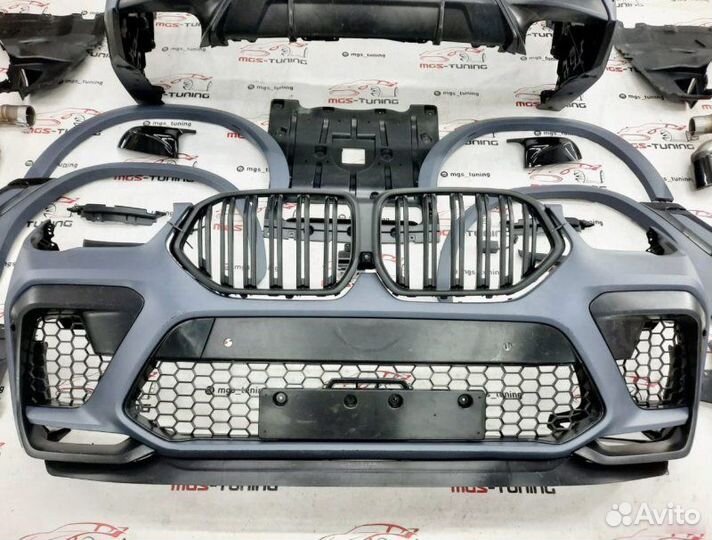 Обвес BMW X6 G06 стиль Х6 М F96 + крышки и решетка