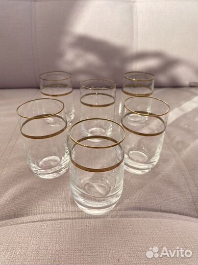 Хрустальные рюмки богемия Чехословацкий завод Рона