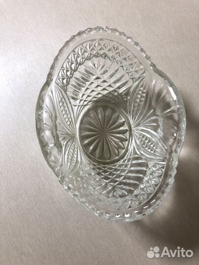 Салатница хрустальная СССР