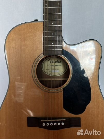 Электроакустическая гитара fender CD - 60SCE