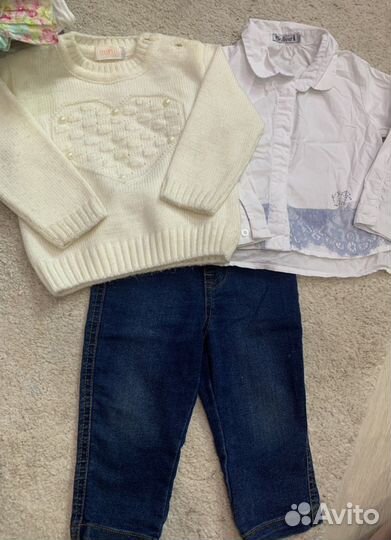 Пакет вещей zara HM 74-80