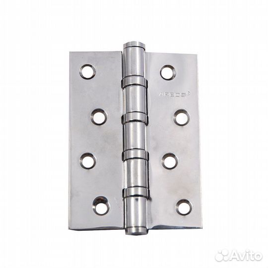 Петли дверные врезные (универсальные) цвет хром