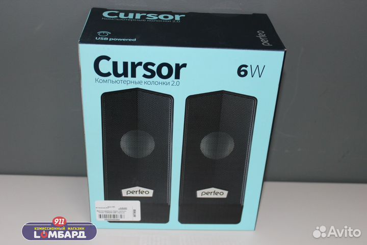 Мультимедийные колонки Perfeo cursor USB