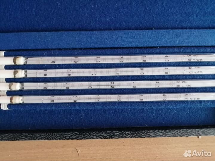 Термометры ртутные изогнутые