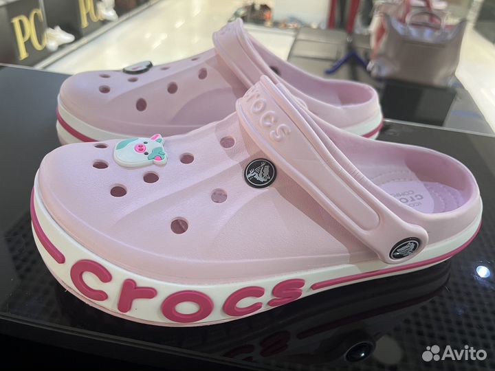 Crocs сабо женские Розовые