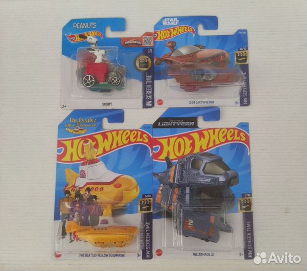 Hot Wheels подборка поп-культура серия Screen Time