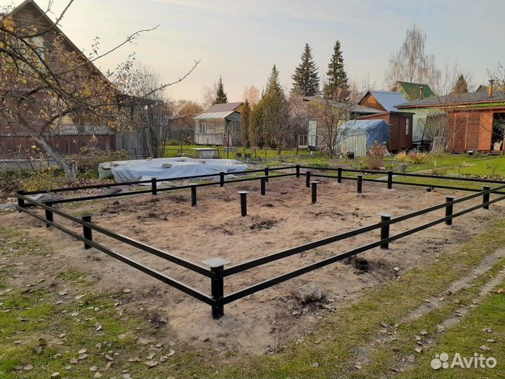 Фундамент за 1 день / Винтовые сваи