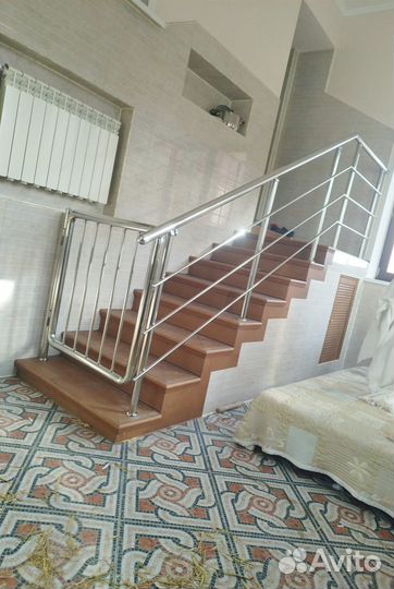 Перила для лестниц из нержавеющей стали, поручни