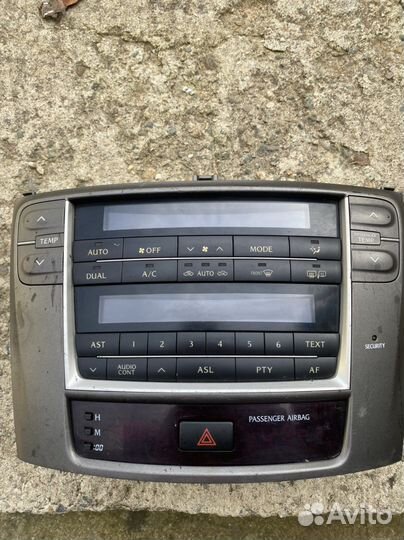 Блок управления климатом