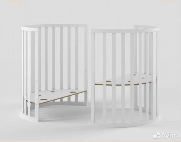 Кроватки Стандартные/ Круглые-Овальные/Трансформер