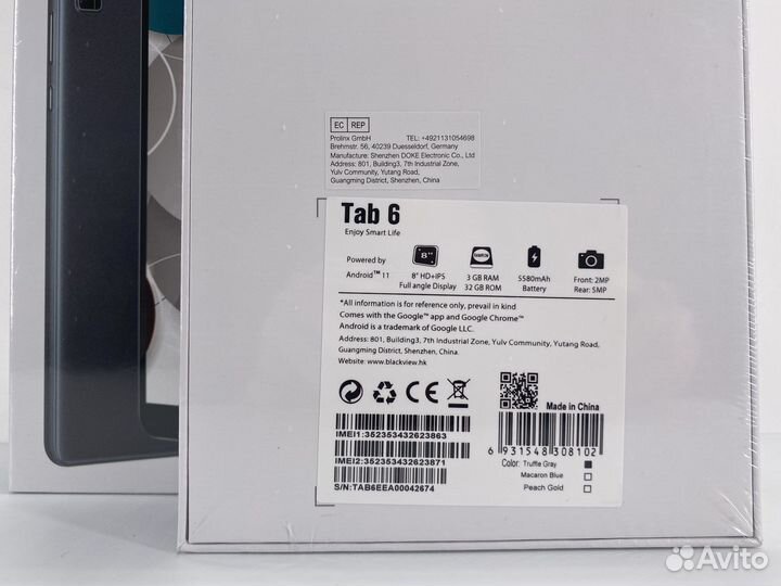 Blackview Tab 6 3/32gb (gray)