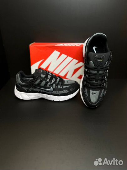 Nike P-6000 Black/Grey(Зима)