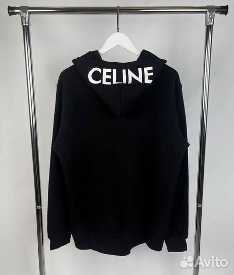 Зип худи celine черная