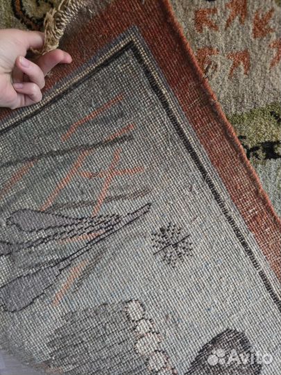 Китайский ковер 100% шерсть антиквариат